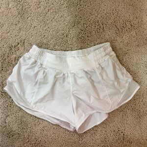 lululemon athletica White Hotty Hot Shorts